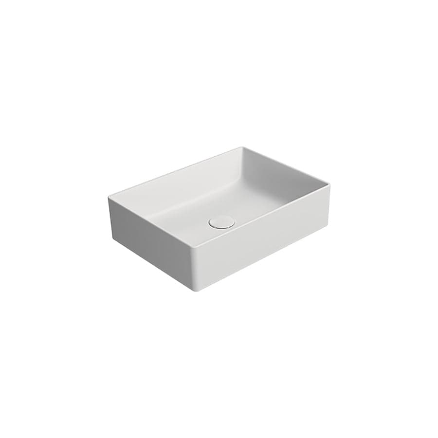 Plumbline Basins Catalano Kube 50 Rectangle Vessel Basin | Matte White