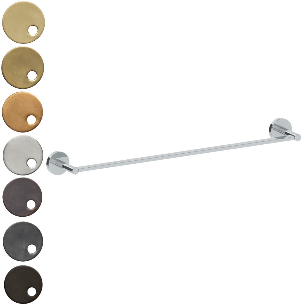 The Watermark Collection Bathroom Accessories Polished Chrome The Watermark Collection Brooklyn Towel Rail 610mm