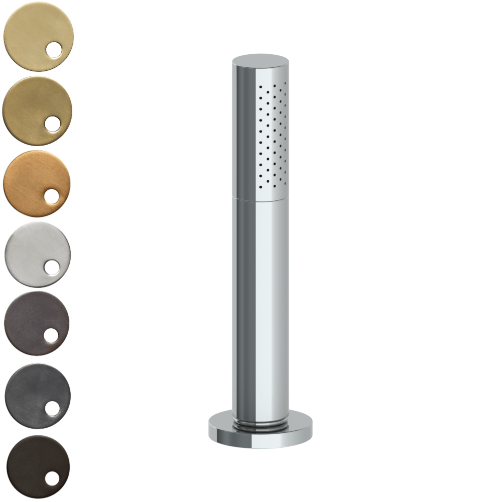 The Watermark Collection Shower Polished Chrome The Watermark Collection Loft Hob Mounted Pull Out Slimline Hand Shower