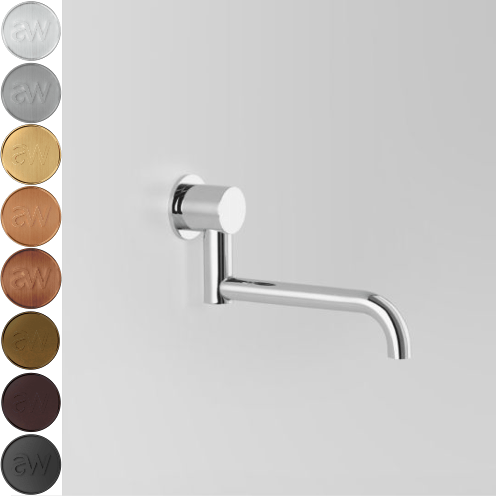 Astra Walker Spouts Astra Walker Icon Underslung Swivel Wall Spout 200mm
