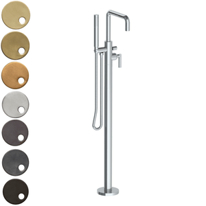 The Watermark Collection Bath Taps Polished Chrome The Watermark Collection Loft Freestanding Bath Set with Slimline Hand Shower & Square Spout