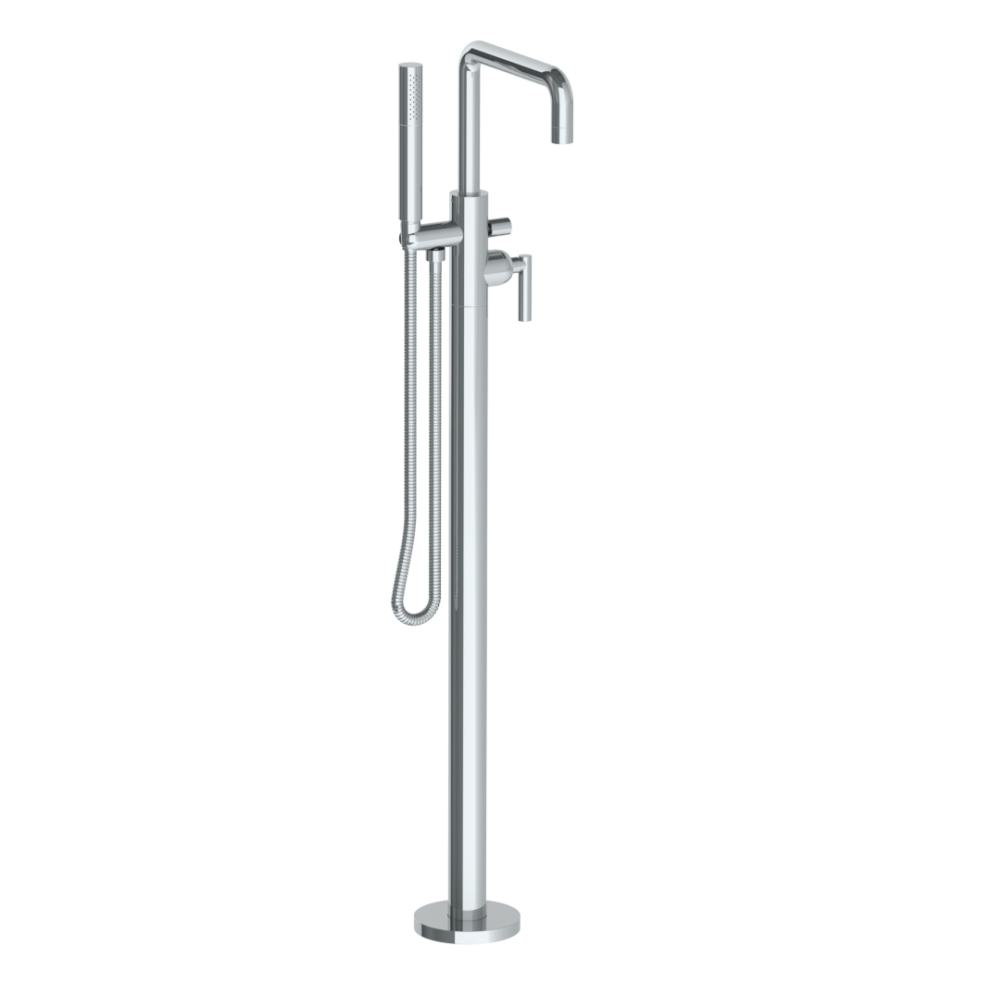 The Watermark Collection Bath Taps Polished Chrome The Watermark Collection Loft Freestanding Bath Set with Slimline Hand Shower & Square Spout