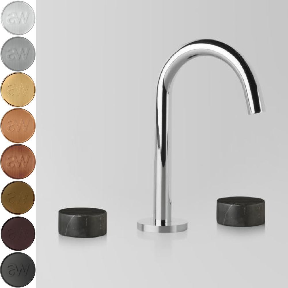 Astra Walker Basin Taps Astra Walker Assemble Gooseneck Basin Set | Marble Handle