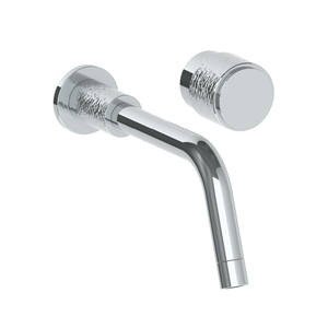 The Watermark Collection Basin Taps Polished Chrome The Watermark Collection Sense Wall Mounted 2 Hole Basin Set | Dial Handle