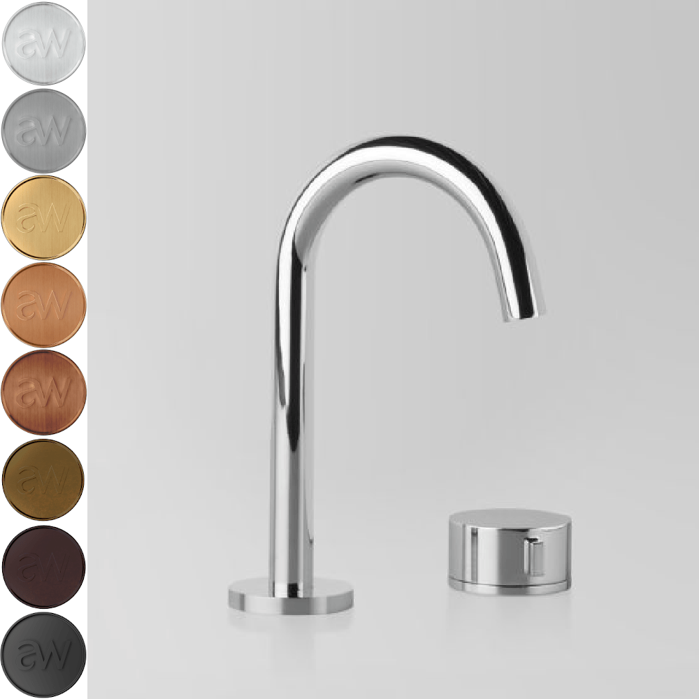 Astra Walker Basin Taps Astra Walker Assemble Progressive Gooseneck Basin Mixer Set | Minimal Handle