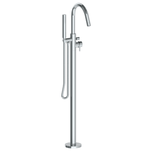 The Watermark Collection Bath Taps Polished Chrome The Watermark Collection Loft Freestanding Bath Set with Slimline Hand Shower & Round Spout