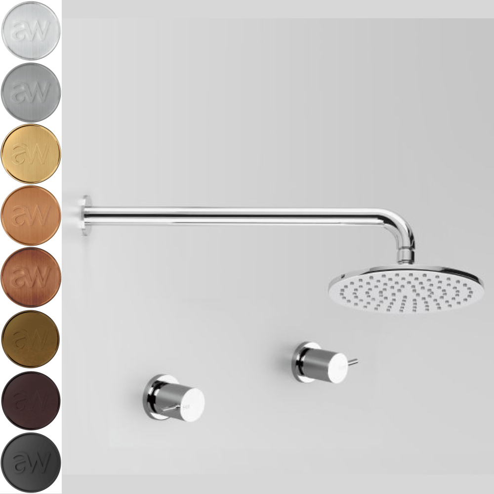 Astra Walker Showers Astra Walker Icon Wall Mounted Shower Set with 200mm Rose