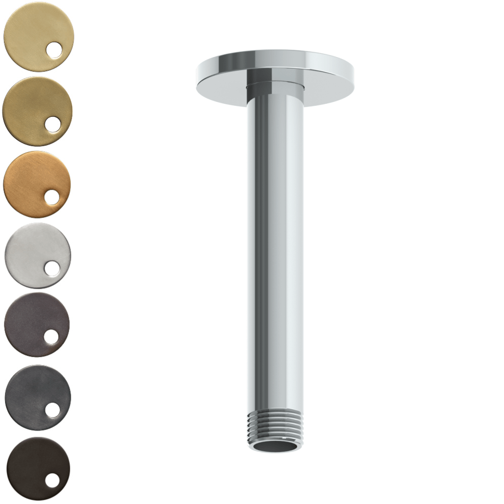The Watermark Collection Showers Polished Chrome The Watermark Collection London Ceiling Mounted Shower Arm 140mm