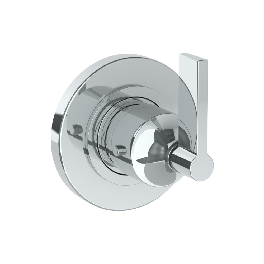 The Watermark Collection Mixer Polished Chrome The Watermark Collection London Mini Thermostatic Shower Mixer | Lever Handle