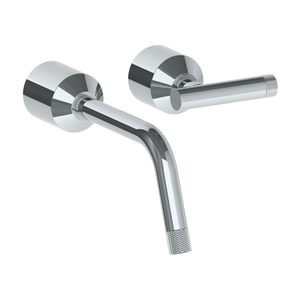 The Watermark Collection Basin Taps Polished Chrome The Watermark Collection Urbane Wall Mounted 2 Hole Basin Set | Astor Handle
