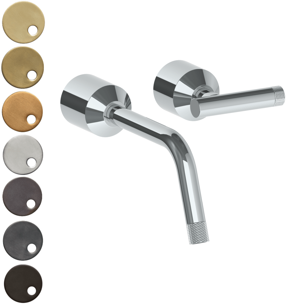 The Watermark Collection Basin Taps Polished Chrome The Watermark Collection Urbane Wall Mounted 2 Hole Basin Set | Astor Handle