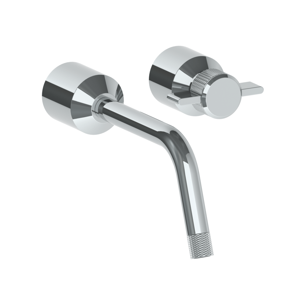 The Watermark Collection Basin Taps Polished Chrome The Watermark Collection Urbane Wall Mounted 2 Hole Basin Set | Cooper Handle