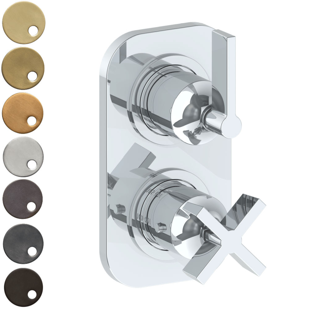 The Watermark Collection Mixer The Watermark Collection London Mini Thermostatic Shower Mixer with Diverter | Lever Handle