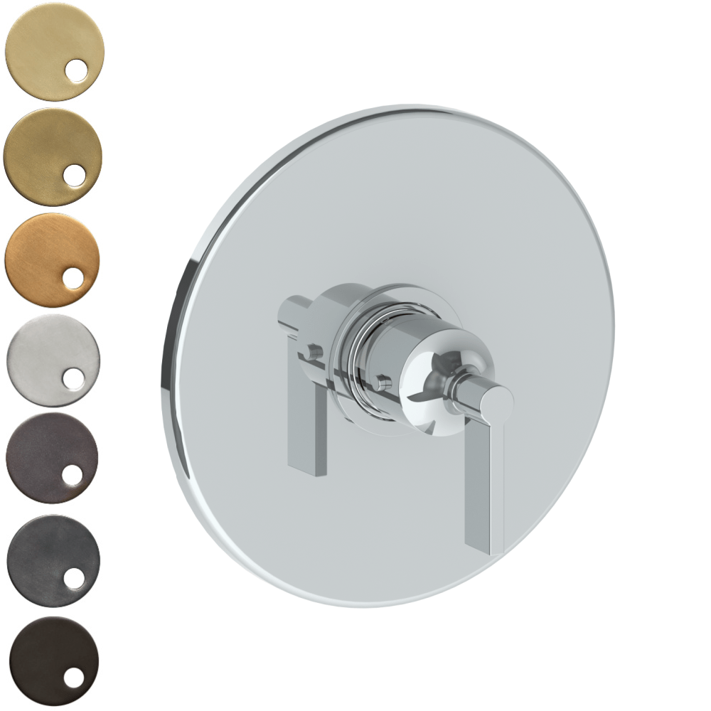 The Watermark Collection Mixer Polished Chrome The Watermark Collection London Thermostatic Shower Mixer | Lever Handle