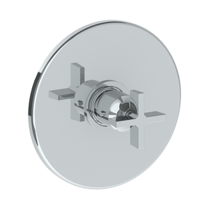 The Watermark Collection Mixer Polished Chrome The Watermark Collection London Thermostatic Shower Mixer | Cross Handle