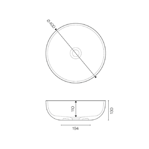 Plumbline Basins Niagara Round Vessel Basin