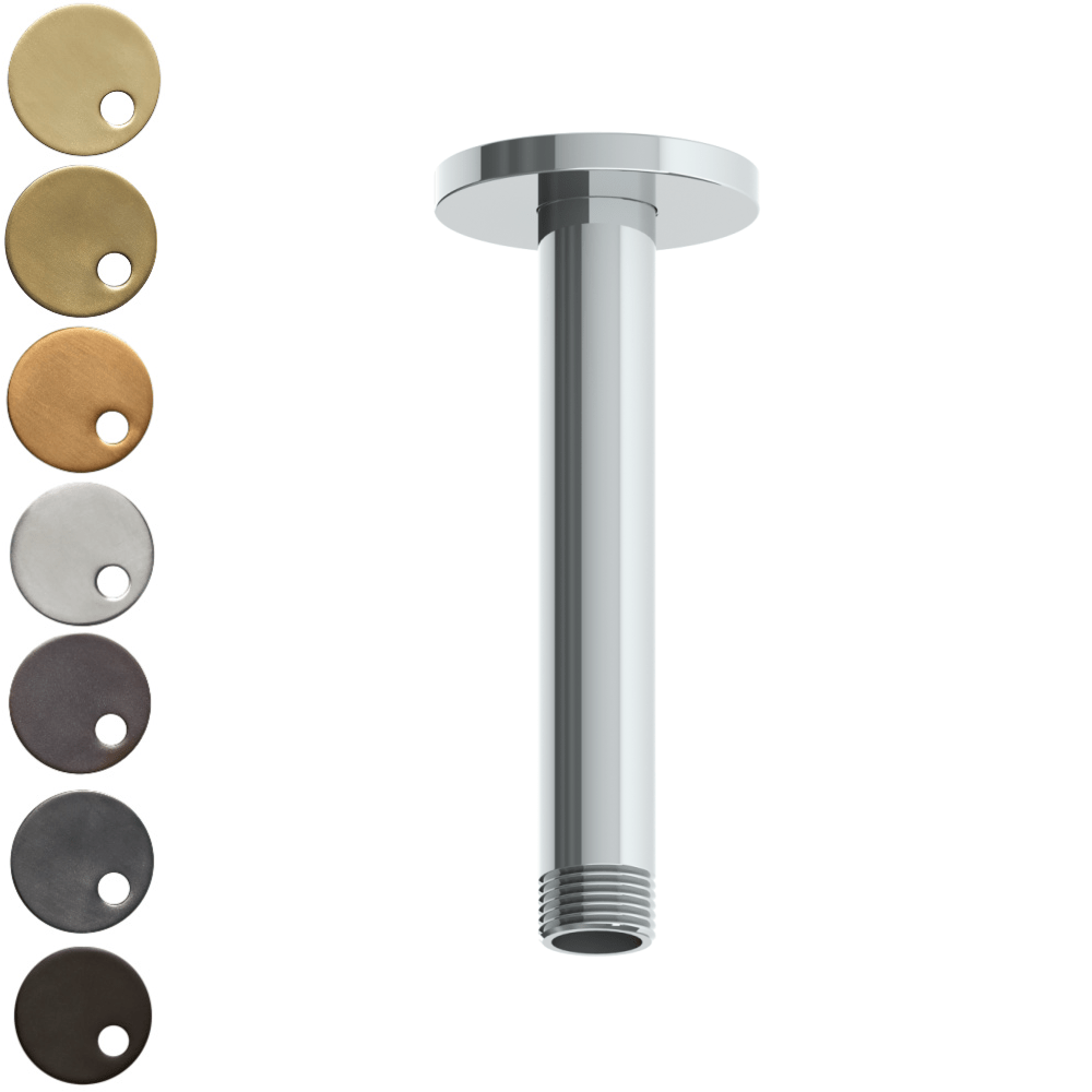 The Watermark Collection Shower Polished Chrome The Watermark Collection Loft Ceiling Mounted Shower Arm 140mm
