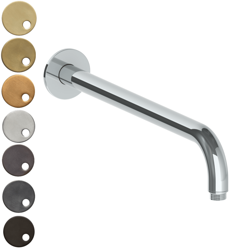 The Watermark Collection Showers Polished Chrome The Watermark Collection Brooklyn Wall Mounted Shower Arm 355mm