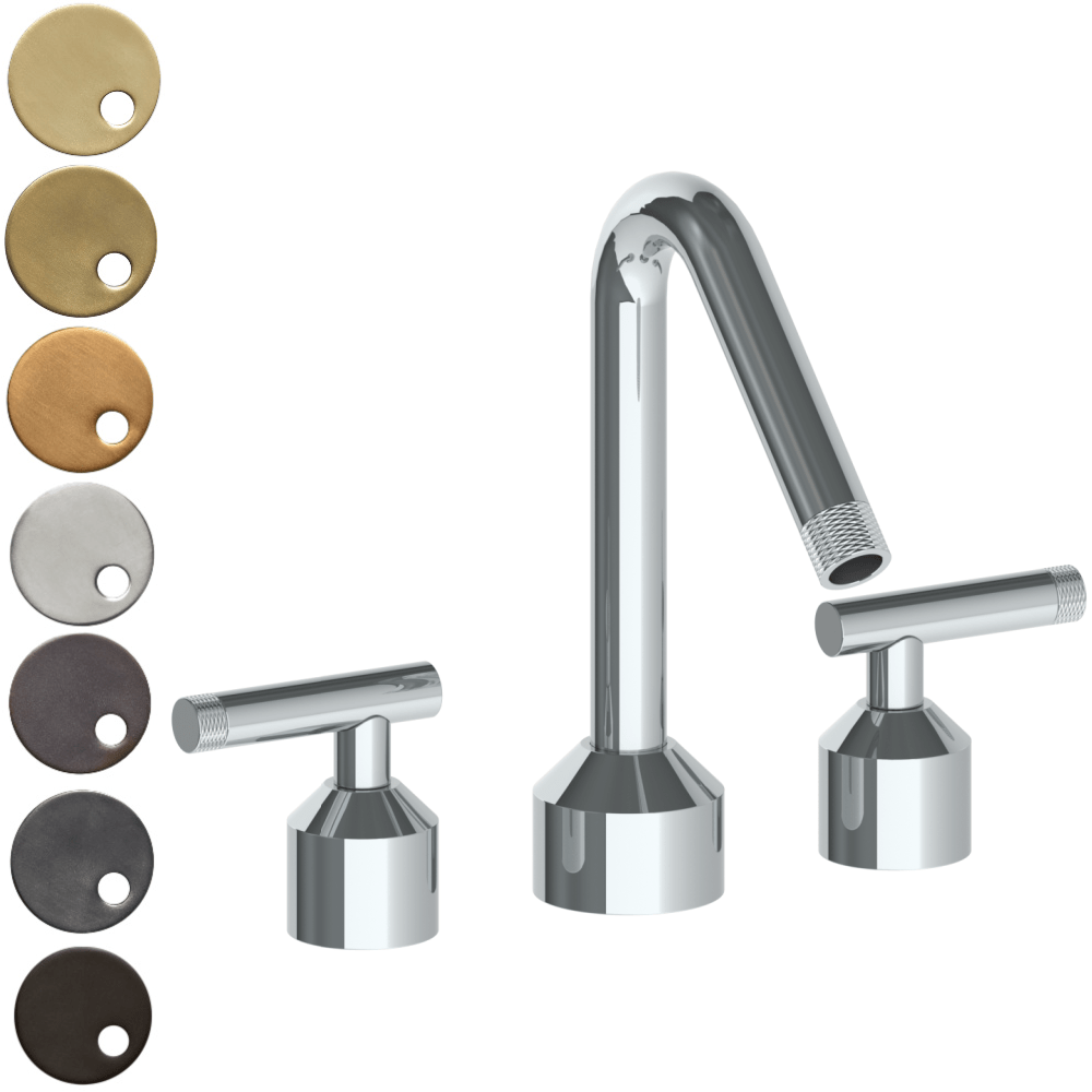 The Watermark Collection Bath Taps Polished Chrome The Watermark Collection Urbane 3 Hole Bath Set with Angled Spout | Astor Handle
