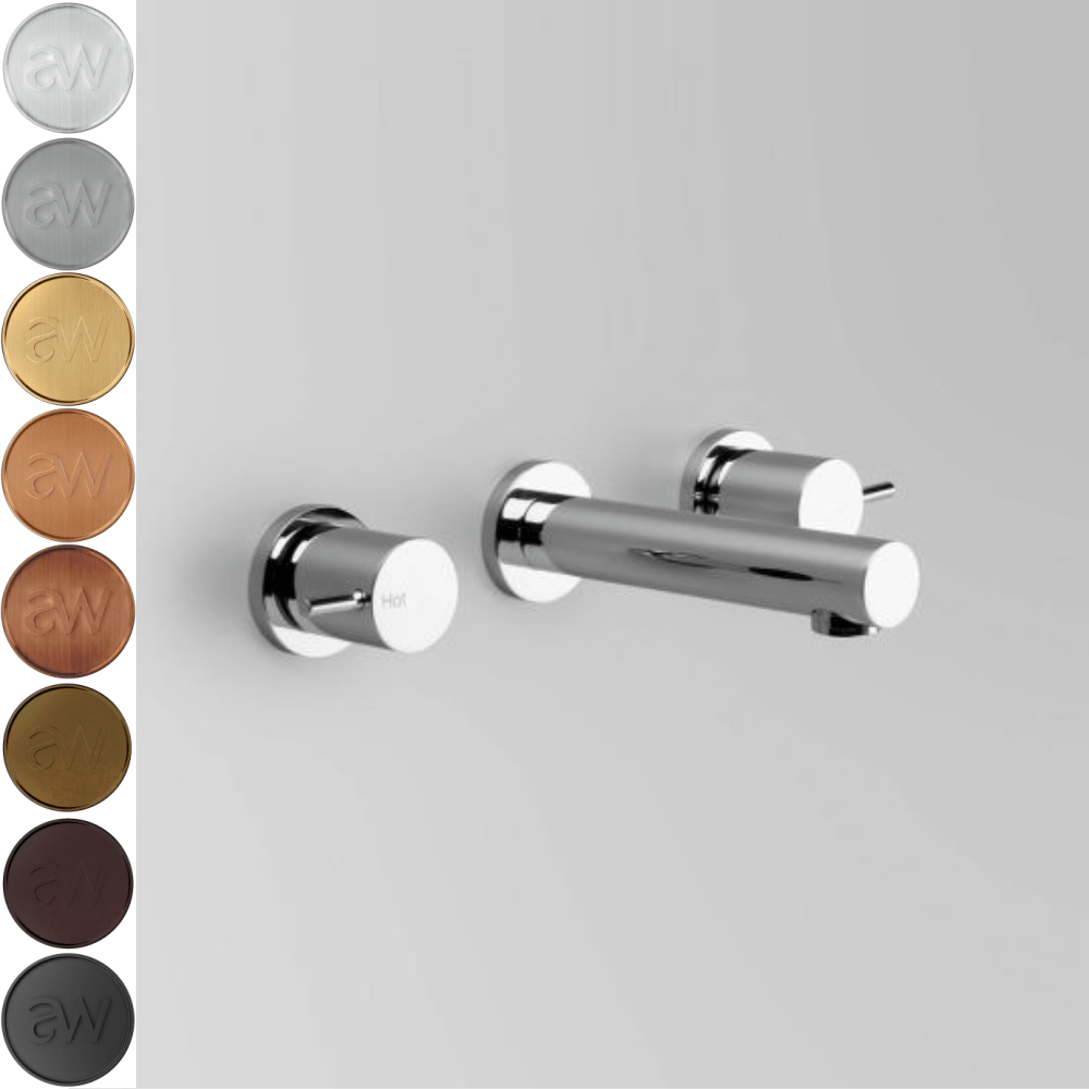 Astra Walker Basin Taps Astra Walker Icon Wall Set with 150mm Straight Spout