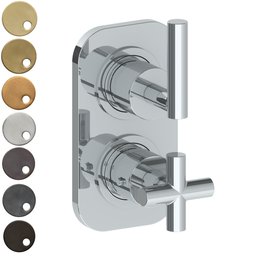 The Watermark Collection Mixer The Watermark Collection Loft Mini Thermostatic Shower Mixer with Diverter