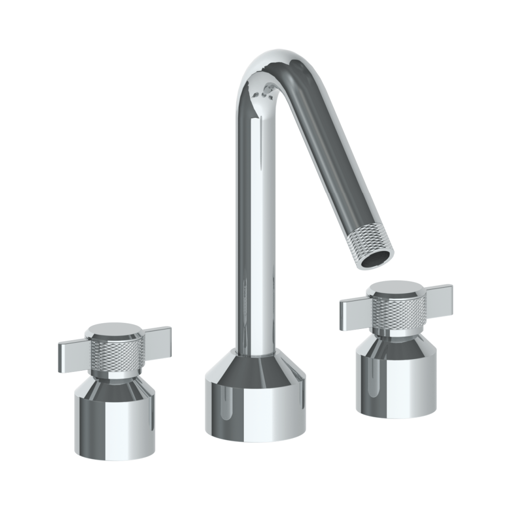 The Watermark Collection Bath Taps Polished Chrome The Watermark Collection Urbane 3 Hole Bath Set with Angled Spout | Cooper Handle