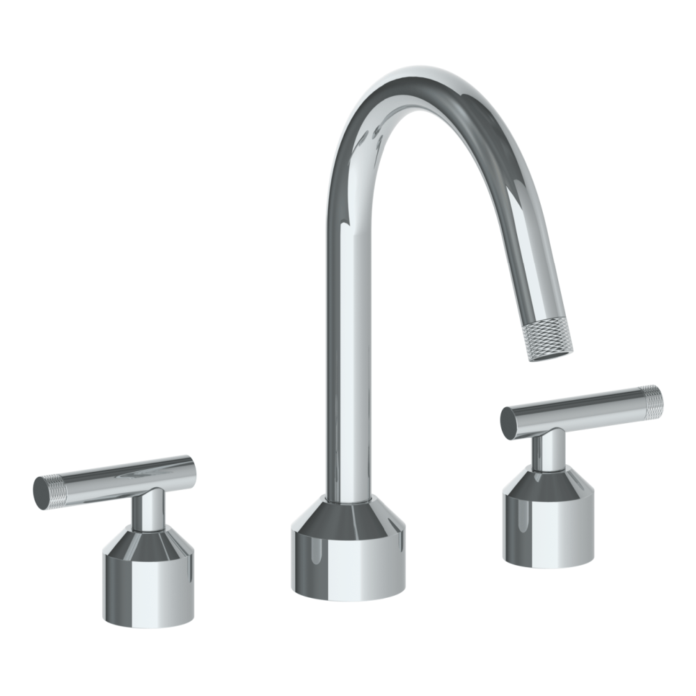 The Watermark Collection Bath Taps Polished Chrome The Watermark Collection Urbane 3 Hole Bath Set with Swan Spout | Astor Handle