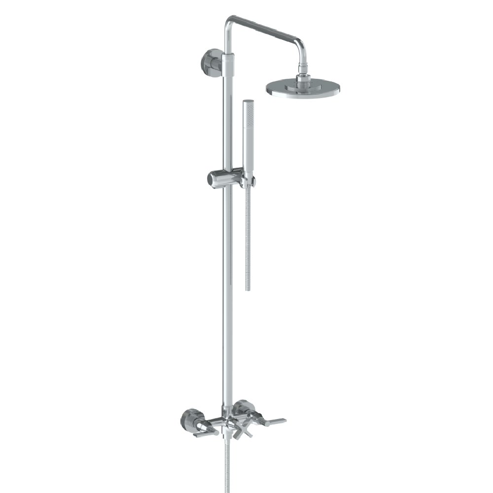 The Watermark Collection Showers Polished Chrome The Watermark Collection London Exposed Deluge Shower & Hand Shower Set | Lever Handle