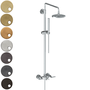 The Watermark Collection Showers Polished Chrome The Watermark Collection London Exposed Deluge Shower & Hand Shower Set | Lever Handle