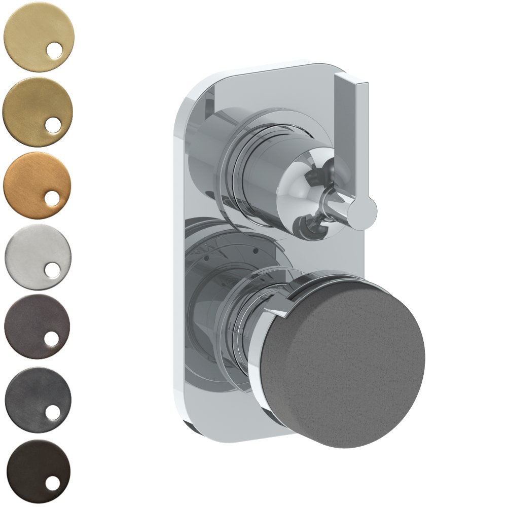The Watermark Collection Wall Mixers The Watermark Collection Elements Mini Thermostatic Shower Mixer with Diverter | Bridge Insert