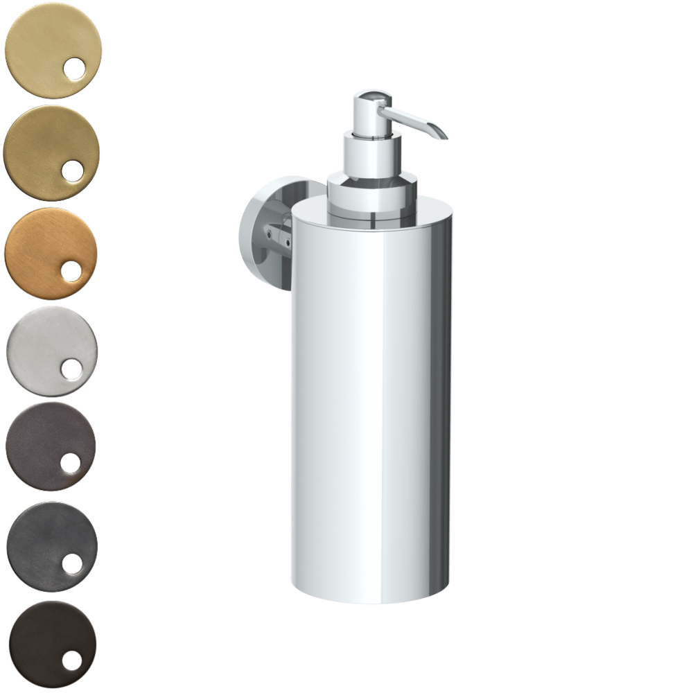 The Watermark Collection Bathroom Accessories Polished Chrome The Watermark Collection Ancillaries Wall Mounted Soap Dispenser
