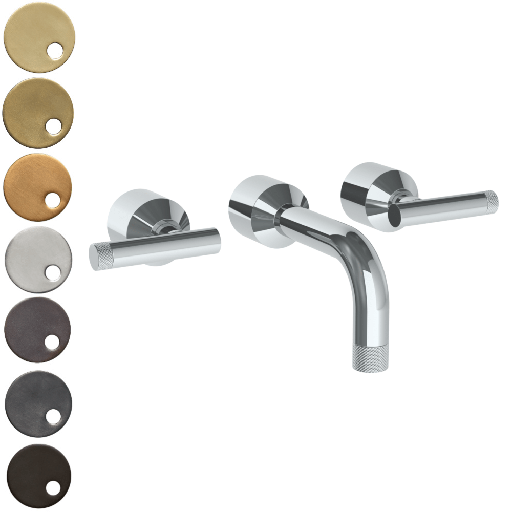 The Watermark Collection Bath Taps Polished Chrome The Watermark Collection Urbane Wall Mounted 3 Hole Bath Set | Astor Handle