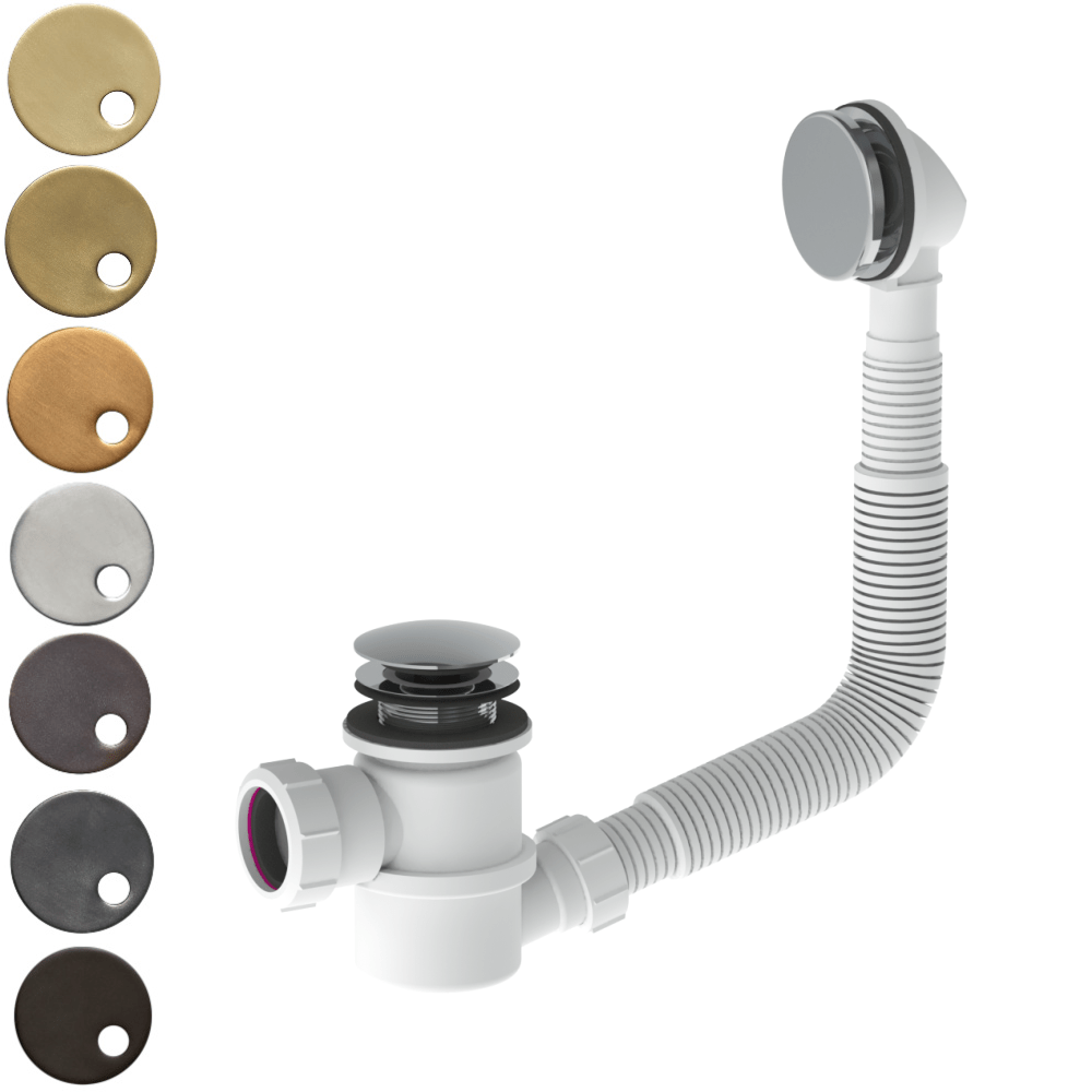 The Watermark Collection Bathroom Accessories Polished Chrome The Watermark Collection Ancillaries Bath Waste with Overflow