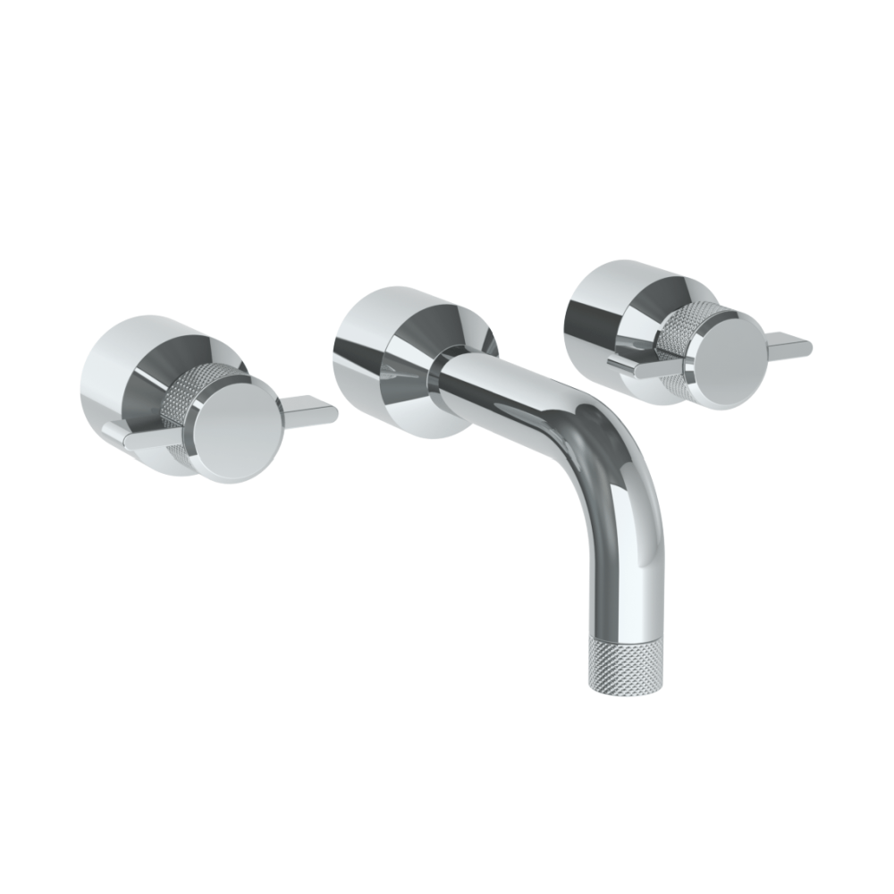 The Watermark Collection Bath Taps Polished Chrome The Watermark Collection Urbane Wall Mounted 3 Hole Bath Set | Cooper Handle