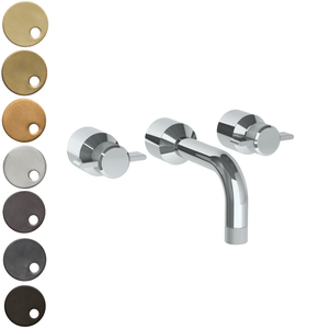 The Watermark Collection Bath Taps Polished Chrome The Watermark Collection Urbane Wall Mounted 3 Hole Bath Set | Cooper Handle