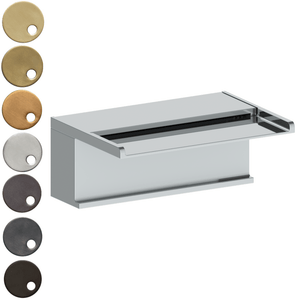The Watermark Collection Spouts Polished Chrome The Watermark Collection Edge Hob Mounted Bath Waterfall Spout