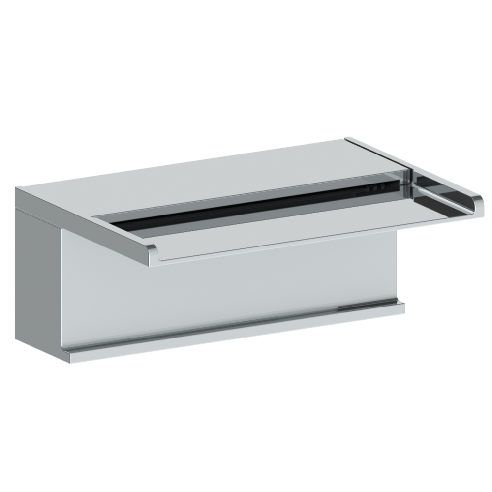 The Watermark Collection Spouts Polished Chrome The Watermark Collection Edge Hob Mounted Bath Waterfall Spout