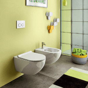 Plumbline Toilet Catalano Sfera 54 Rimless Wall Hung Toilet | Gloss White