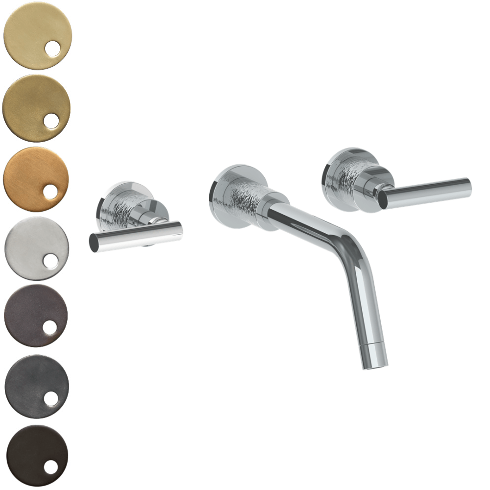 The Watermark Collection Basin Taps Polished Chrome The Watermark Collection Sense Wall Mounted 3 Hole Basin Set | Lever Handle
