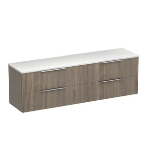 Progetto Vanity Forma Opaco 1800 4 Drawer Vanity