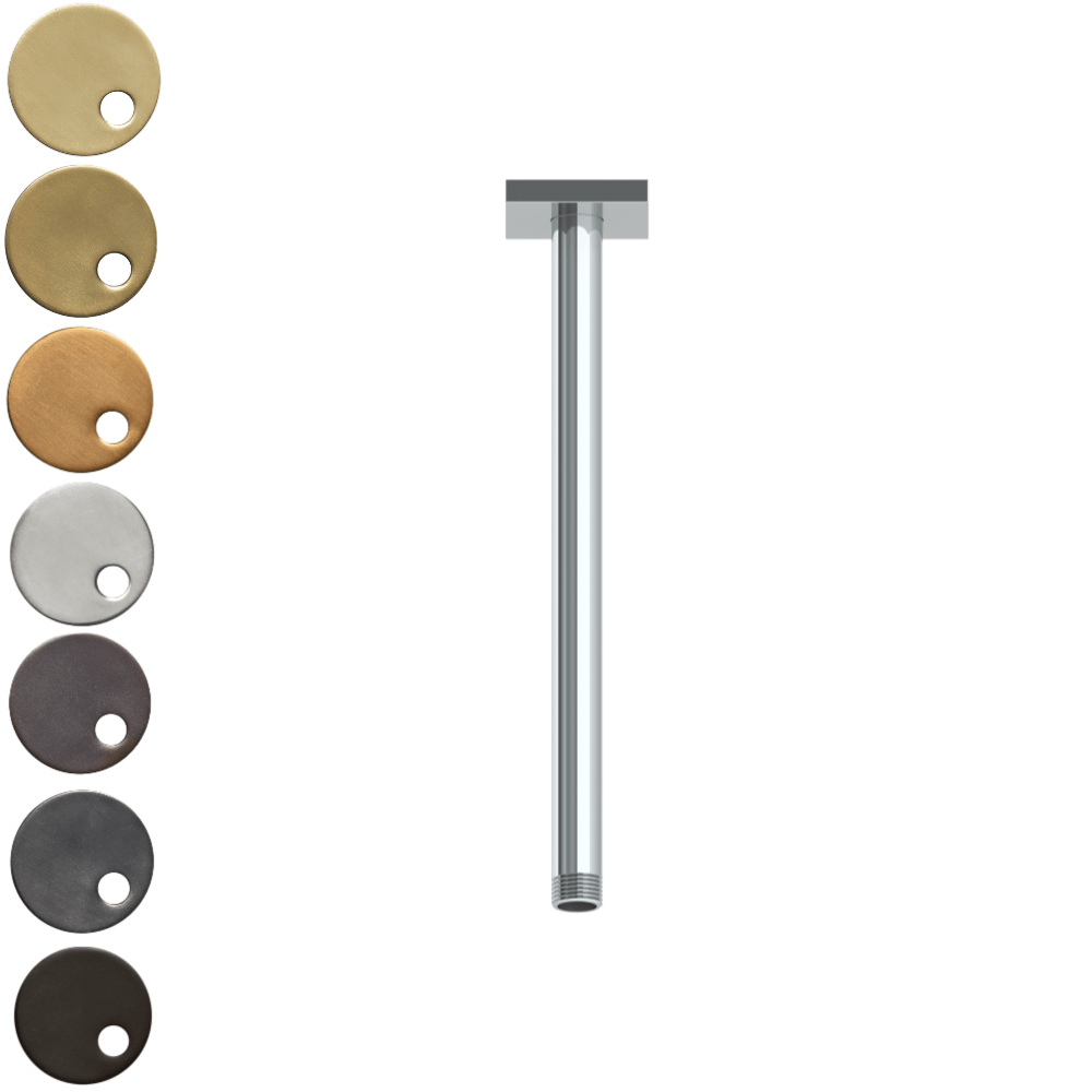 The Watermark Collection Showers Polished Chrome The Watermark Collection Edge Ceiling Mounted Shower Arm 290mm