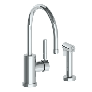 The Watermark Collection Kitchen Tap Polished Chrome The Watermark Collection Loft Monoblock Kitchen Mixer with Seperate Pull Out Rinse Spray