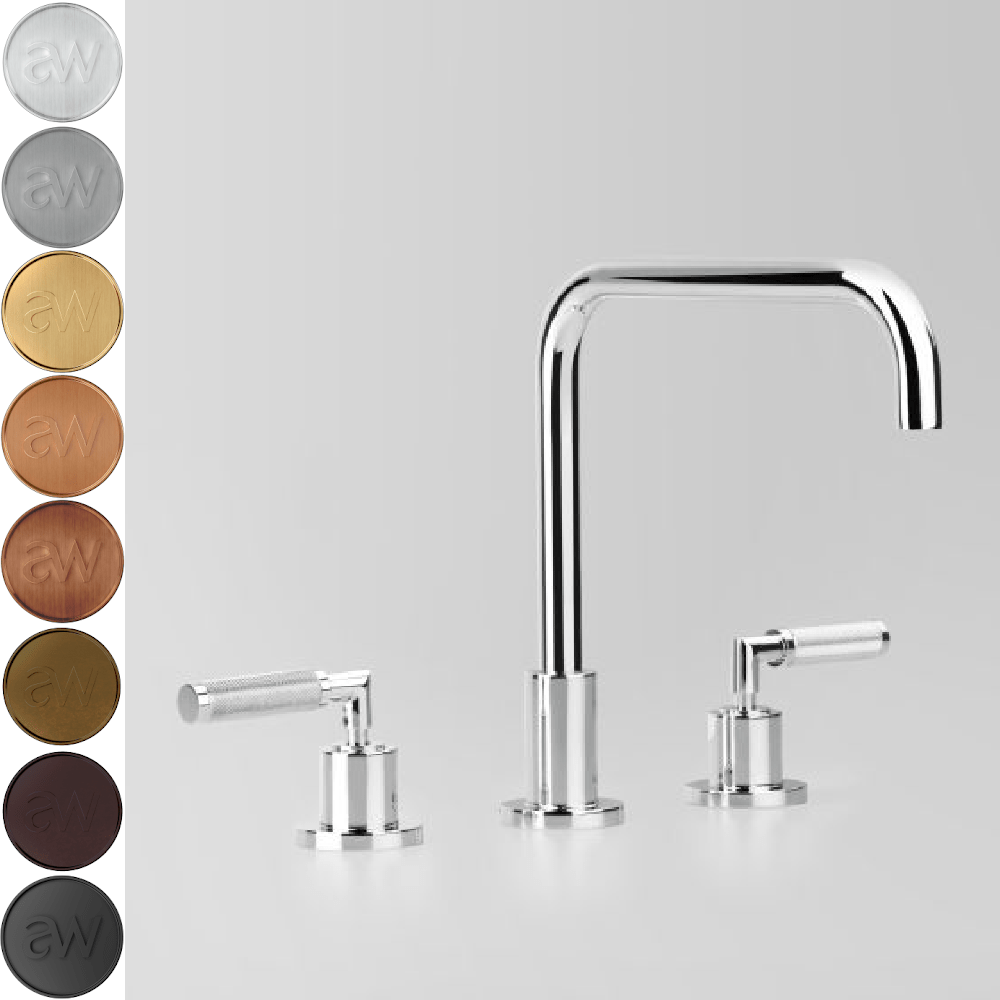 Astra Walker Kitchen Taps Astra Walker Knurled Icon + Lever Hob Set