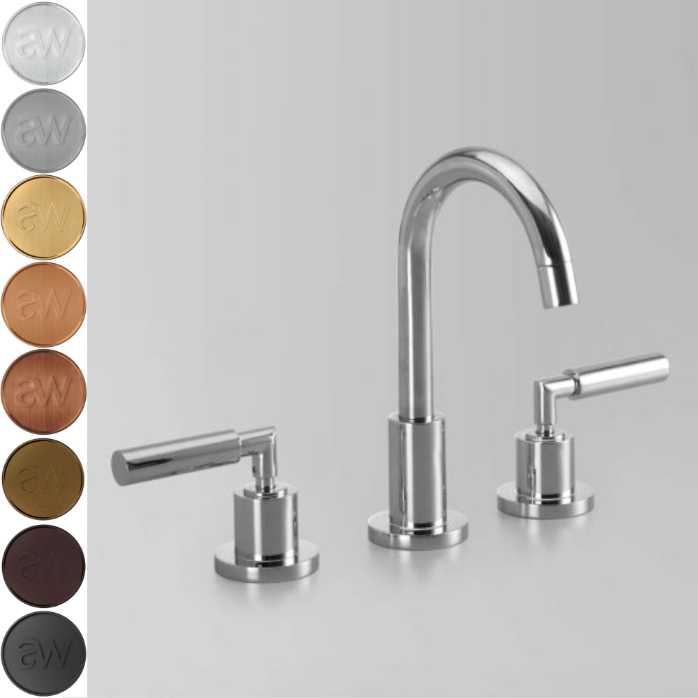 Astra Walker Basin Taps Astra Walker Icon + Lever Gooseneck Basin Set