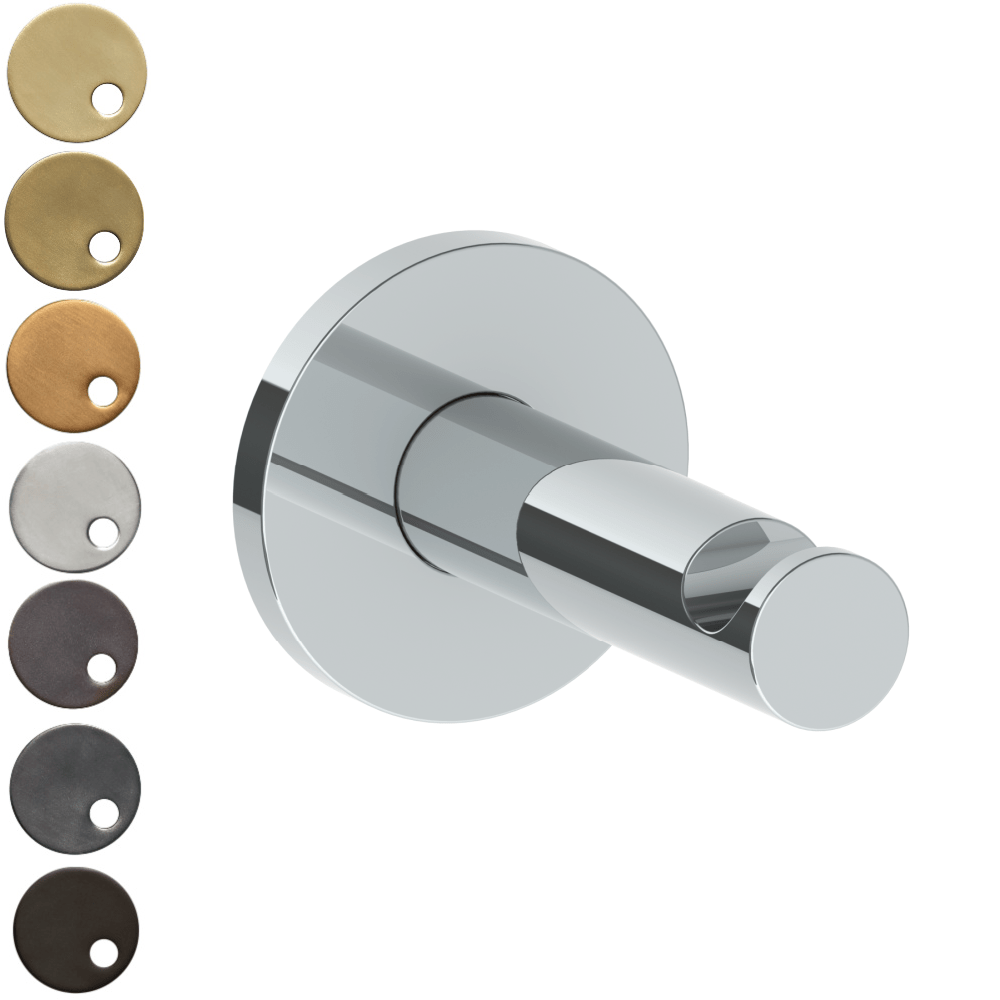 The Watermark Collection Robe Hook Polished Chrome The Watermark Collection Loft Robe Hook