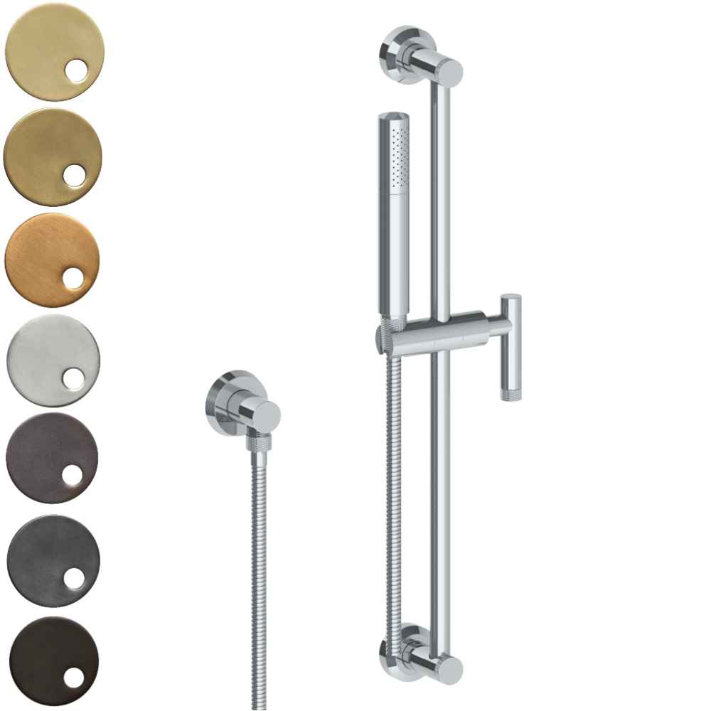 The Watermark Collection Showers Polished Chrome The Watermark Collection Urbane Slimline Slide Shower | Astor Handle