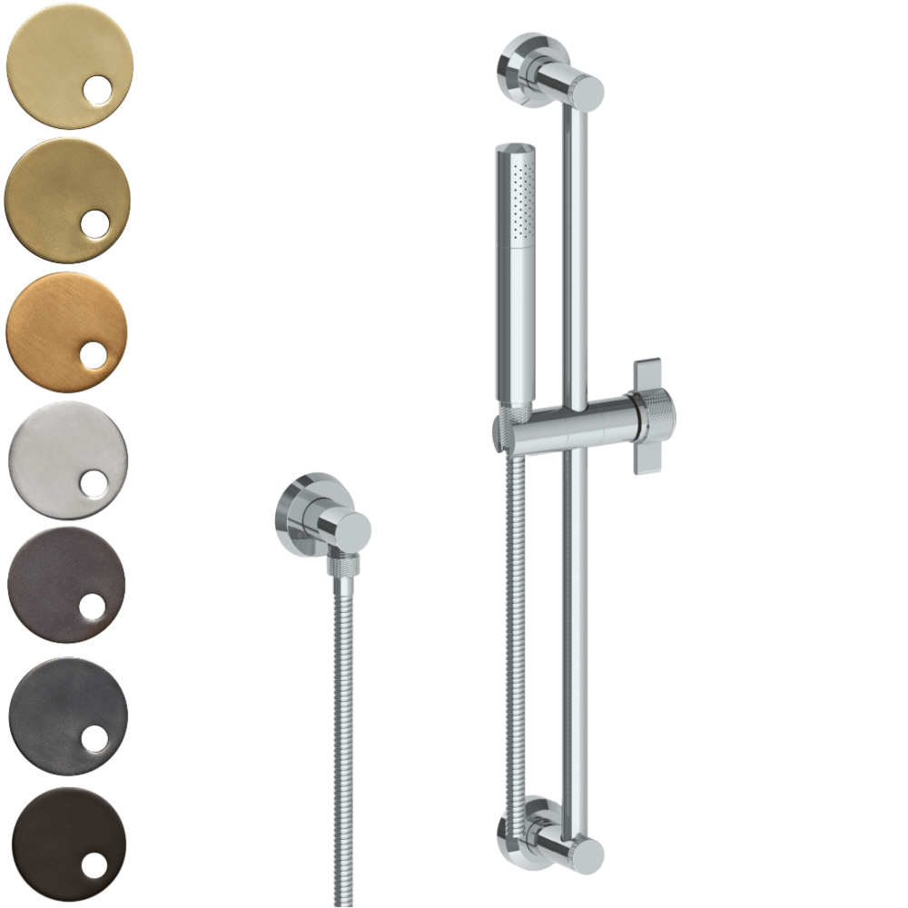 The Watermark Collection Showers Polished Chrome The Watermark Collection Urbane Slimline Slide Shower | Cooper Handle