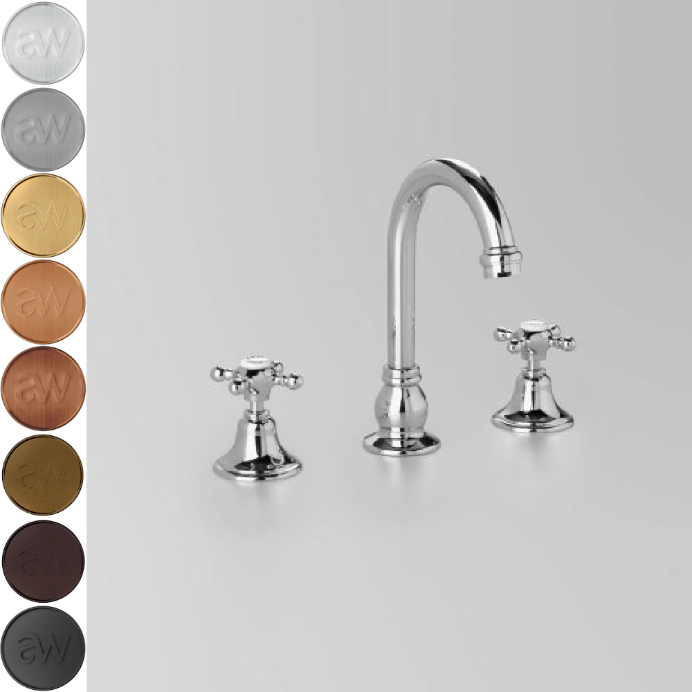 Astra Walker Basin Taps Astra Walker Edwardian Gooseneck Basin Set