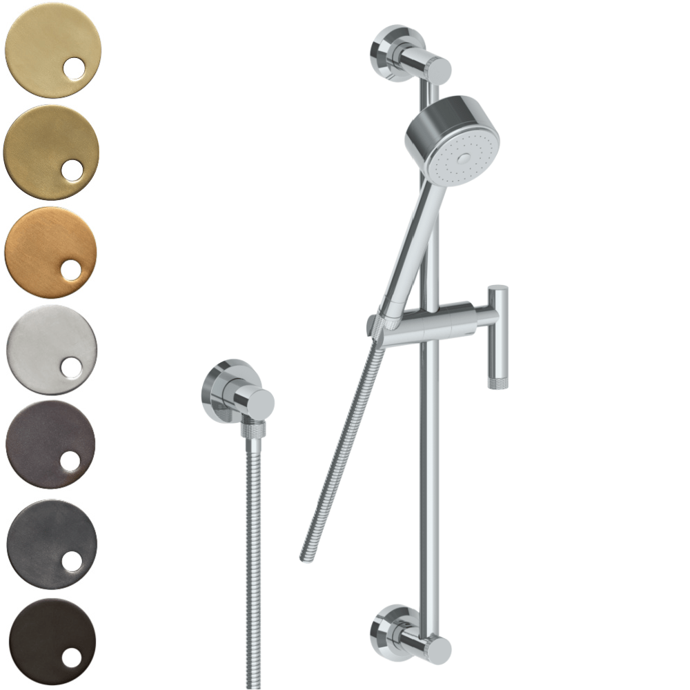 The Watermark Collection Showers Polished Chrome The Watermark Collection Urbane Volume Slide Shower | Astor Handle