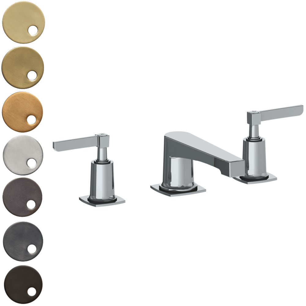 The Watermark Collection Basin Taps Polished Chrome The Watermark Collection Highline 3 Hole Basin Set with Transitional Spout | Lever Handle